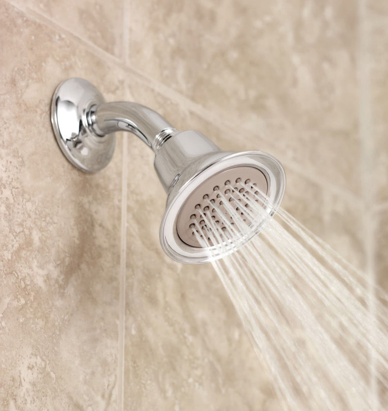 Moen Chrome 3.5-Inch Single Function Eco-Performance Shower Head, 6303EP 1.75 GPM