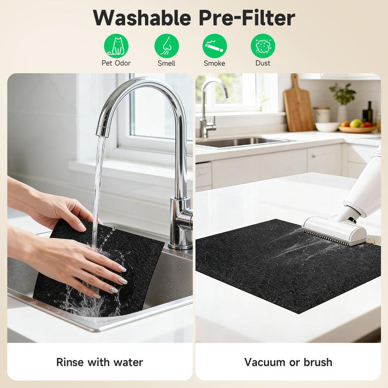 2 Pack A-2 Replacement Filter Compatible with AMEIFU A-2 Air Purifiers 2 Pack