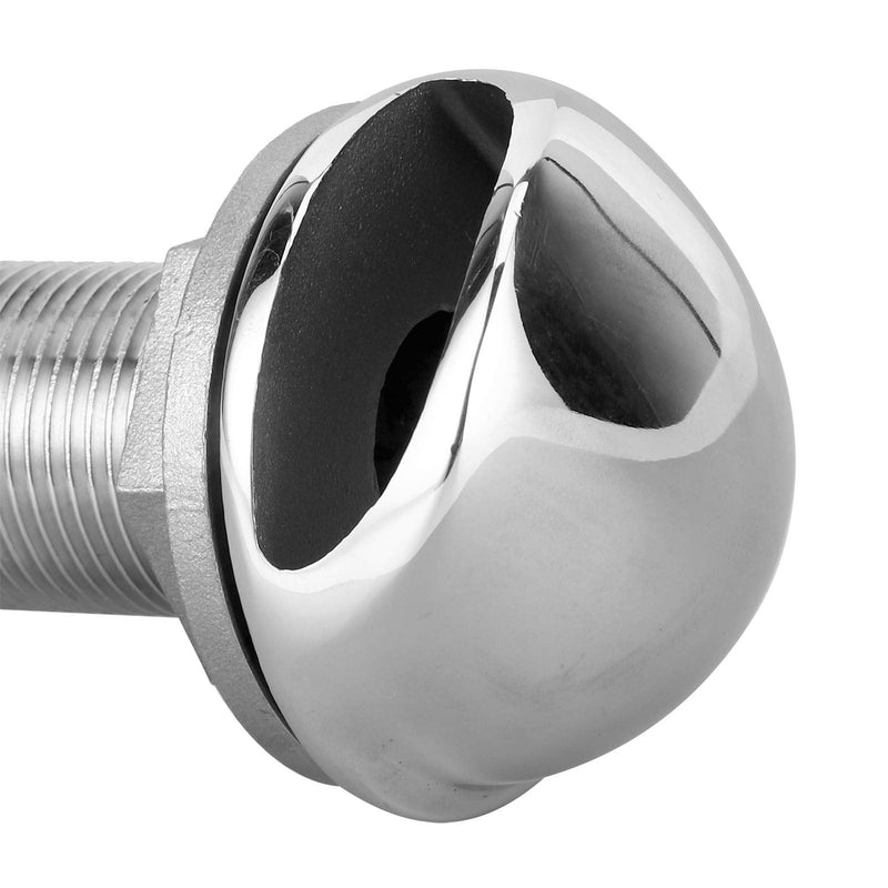 KIMISS 1in Straight Marine Hose Barb Fitting, for Boat/Yacht/Truck/RV, Stainless Steel Thru-Hull Connector, Drain Pipe Adapter, Hose Thru Fitting