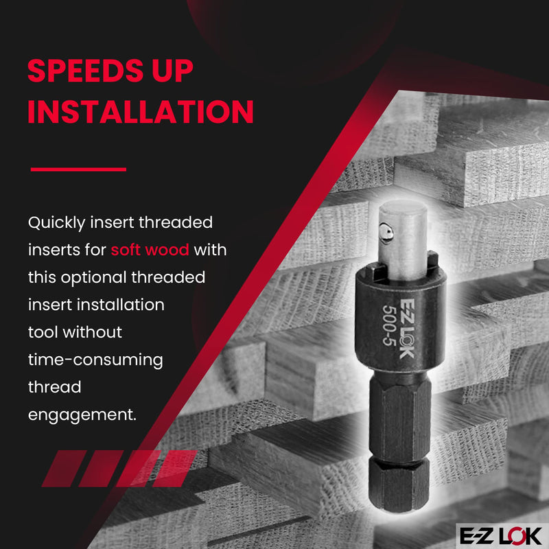 E-Z LOK Drive Tool - Optional - Use with 329-6, 329-601, 329-624, 303-6, 303-624, 319-6, 319-624, 335-6, 450-10, 550-6, 650-10, 650-10F, 453-10, 653-10, 653-10F, 400-6, 400-624, 500-5