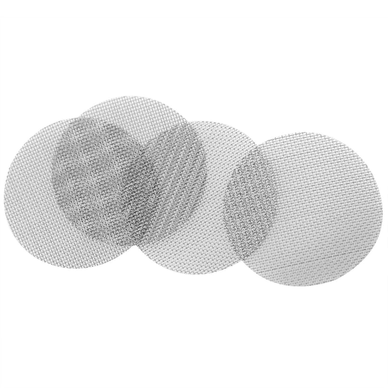 30 PCS Silver Stainless Steel Pipe Filters, 1 Inch