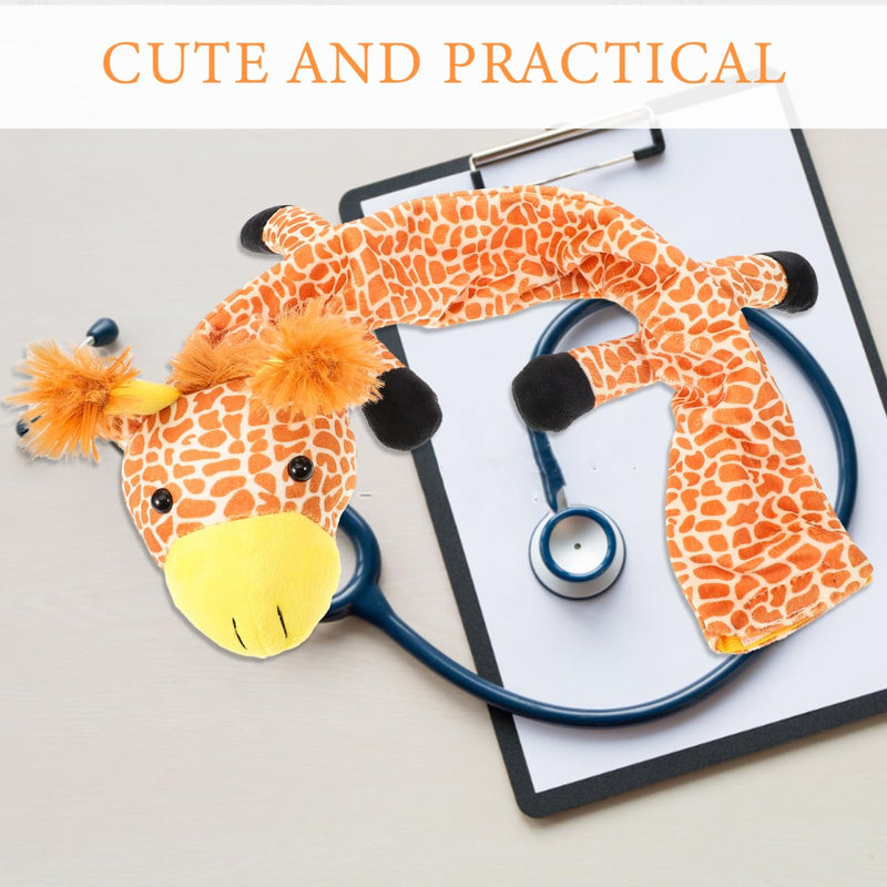 FRCOLOR Giraffe Cover Animal Sleeve Replacement with Secure Button Accessories for Nurses Doctors Veterinarians Family Use