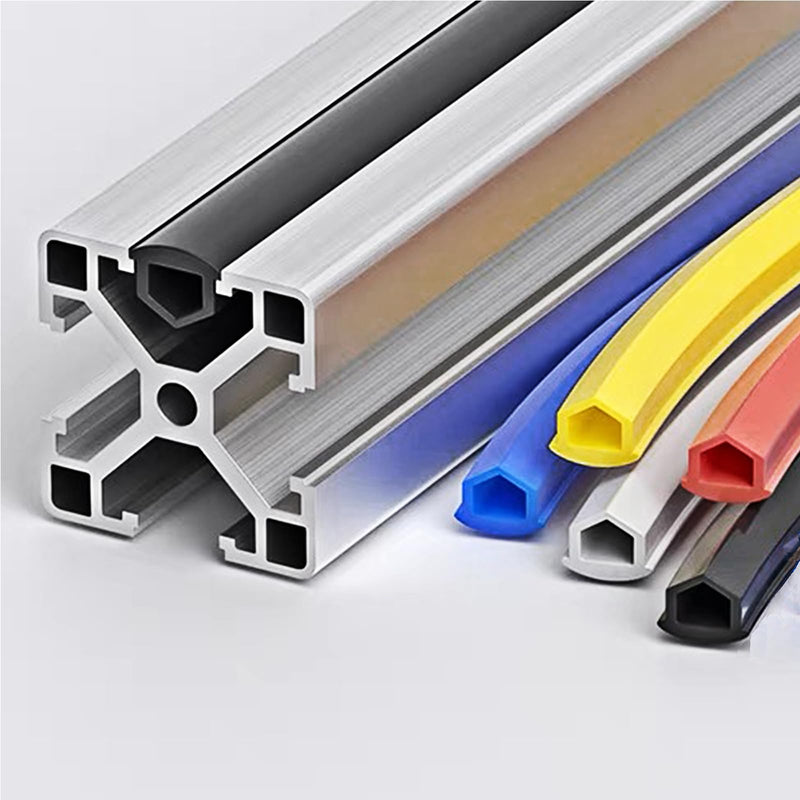 10Meters T Slot Aluminum Profile Flat Seal Slot Cover,Dust Protection Soft Cover Seal Strip for 2020 Series/1010 Series 6mm Slot Aluminum Extrustion Profile 10 meters/ 394 inch blue 1