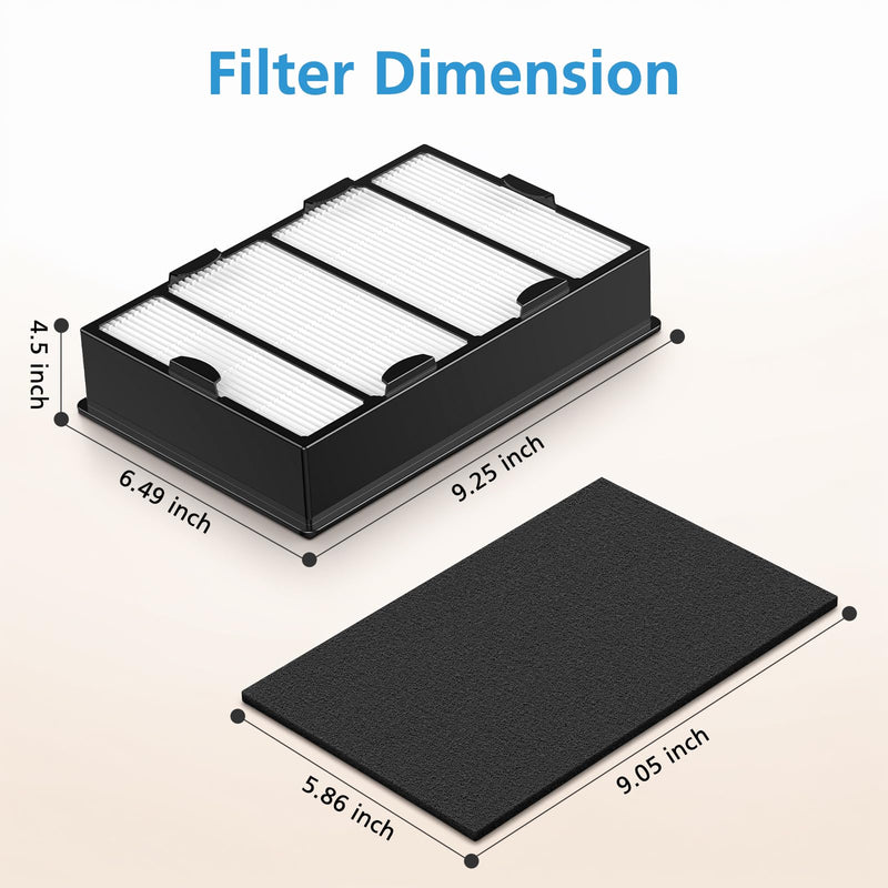 3 Sets HAPF600 Filter Replacement for Holmes Air Purifiers