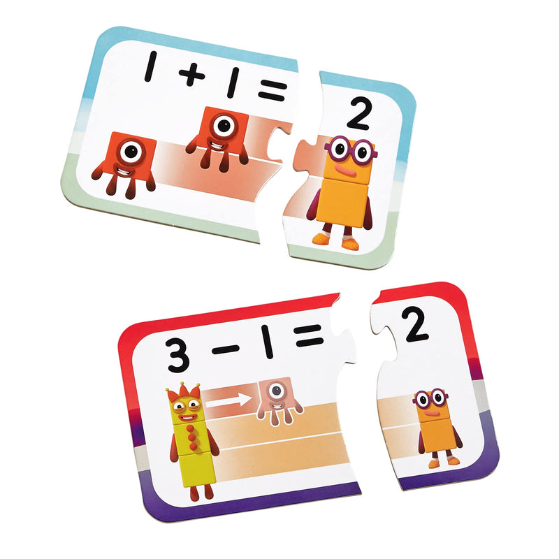 hand2mind Numberblocks Adding and Subtracting Puzzle Set, Addition and Subtraction Games, Number Puzzle, Matching Game, Preschool Math Toys, Toddler Educational Toys, Stocking Stuffers for Kids 3-5