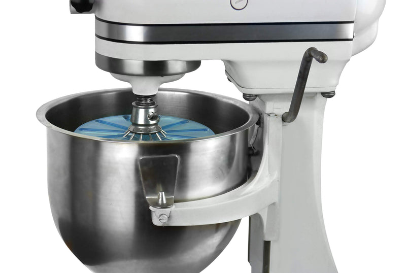 Whisk Wiper® PRO compatible with KitchenAid Bowl-Lift Stand Mixers - Mix Without The Mess - The Ultimate Stand Mixer Accessory - Only Compatible With 6-Wire Whisks (Glass Blue) For Bowl-Lift Mixers
