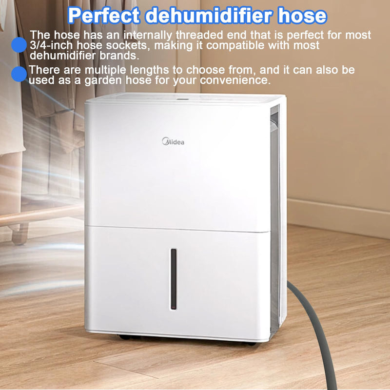 Dehumidifier Drain Hose 3/4 Inch FHT Connection, With Brass Joint To Prevent Water Leakage, Fully Compatible With Most Of Dehumidifiers，5ft 5FT