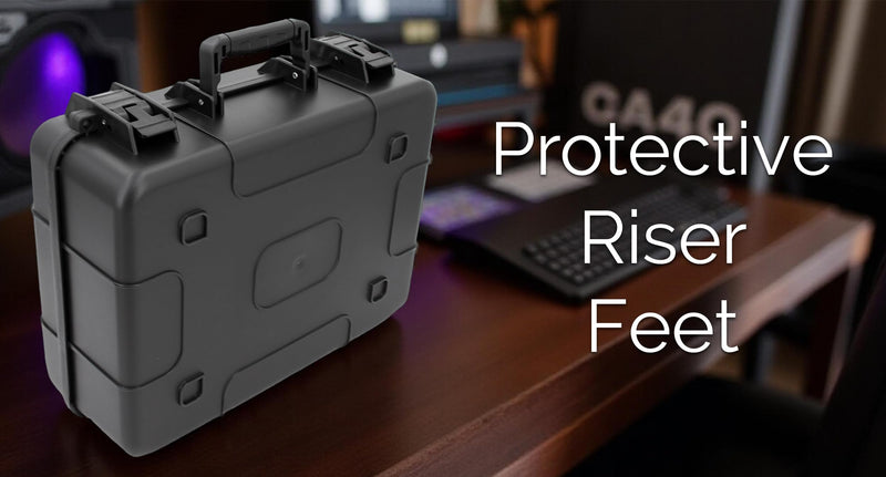 CASEMATIX Home Video Projector Hard Case Compatible with PowerLite and Home Cinema DLP WXGA 1080p 3D Projectors for Select Models Pro EX9200, 1781W, 1761W, 1284,640, 740HD, 1040 and More, Case Only 16 Inch Black