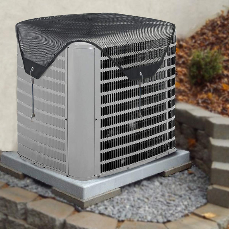 Jeacent Air Conditioner Covers For Outside Units Black,AC Cover For Outside Unit, Air Conditioner Leaf Guard Open Mesh (36"×36") 36'' x 36''