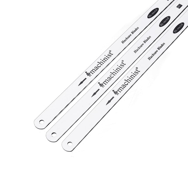 Imachinist S121232x2 M2 Bi-Metal, 12" Inch Long, 1/2" Wide, 32 TPI, Invariable Teeth, Hacksaw Blades for Metal Cutting Hack Saw Replacement Handsaw Set, 2 Pack 12" x 32 TPI x 2 Pack
