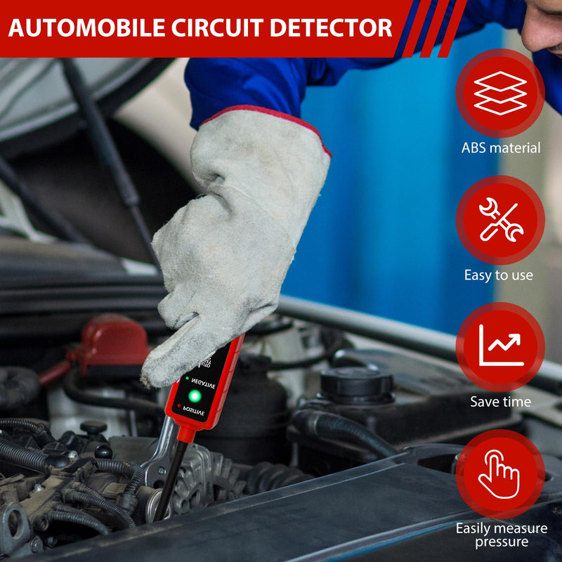 Power Circuit Probe Tester 6V-24V DC, Automotive Circuit Tester with 13.5ft Lead, Short Circuit Finder, Relay & Component Activation, Polarity & Continuity Test for Car, Truck, Trailer Diagnostic Tool 1