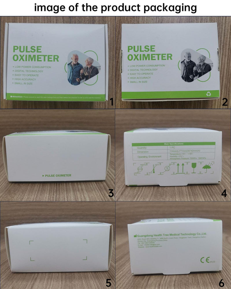 Bluetooth Pulse Oximeter Fingertip-HOLFENRY Oximeter Blood Oxygen Saturation Monitor spo2 Pulse Oximeter Finger, For Heart Rate Sat% Oxygen Saturation PI Gray
