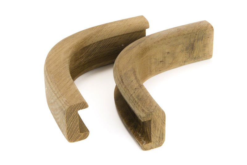 Whitecap Teak Outside Corner Track Bulkhead Molding, 3/4"