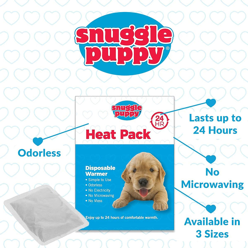 SmartPetLove Snuggle Puppy - Extra Heat Pack Bundle - Comes with Snuggle Puppy and Extra 12-Pack of Heat Packs for Pets - PawsPlanet Australia