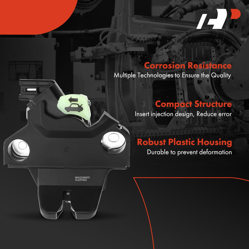 A-Premium Rear Trunk Latch Tailgate Door Lock Actuator Compatible with Toyota Corolla 2014-2019, Sedan, Rear Tailgate