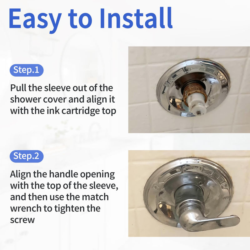 H79 Single Metal Lever Handle Compatible with Delta 1300/1400 Series Handle Kit, Faucet Handle fit for Delta Tub - Chrome Bathroom Accessories