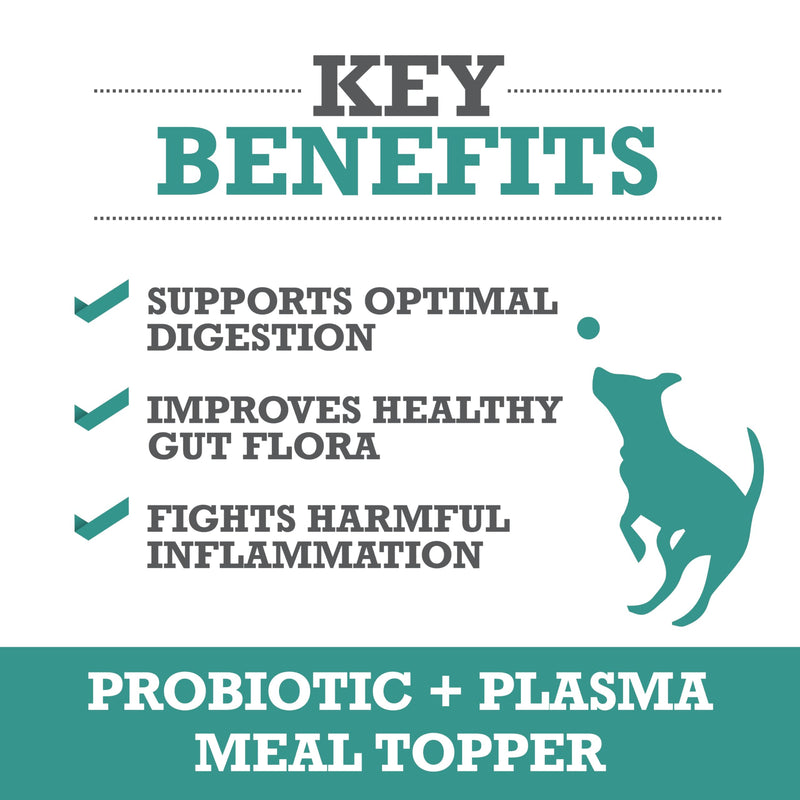 WINPRO Pet Gut Health & Probiotic + Plasma Meal Topper Bundle for Dogs (Plasma Powered Soft Chews and Meal Topper Powder for Digestive Health and Immune Health Support) Gut Health- Meal Topper Bundle