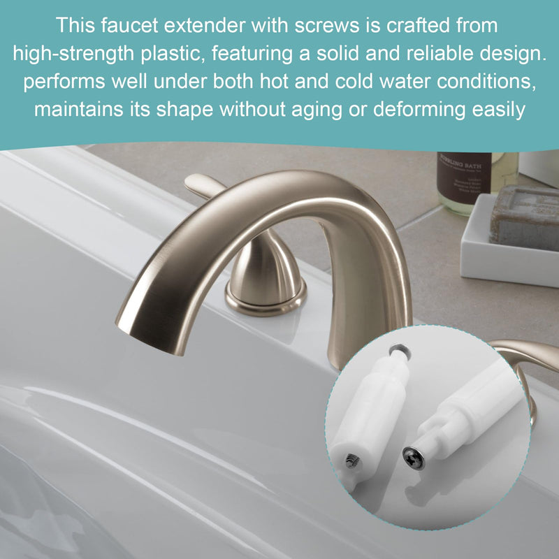 RP18627 Faucet Stem Extender for Delta Shower Valve Handle,Extension Shower Hose Water Diverter-Tub and Shower Taps Knob Hardware Accessories with Screws