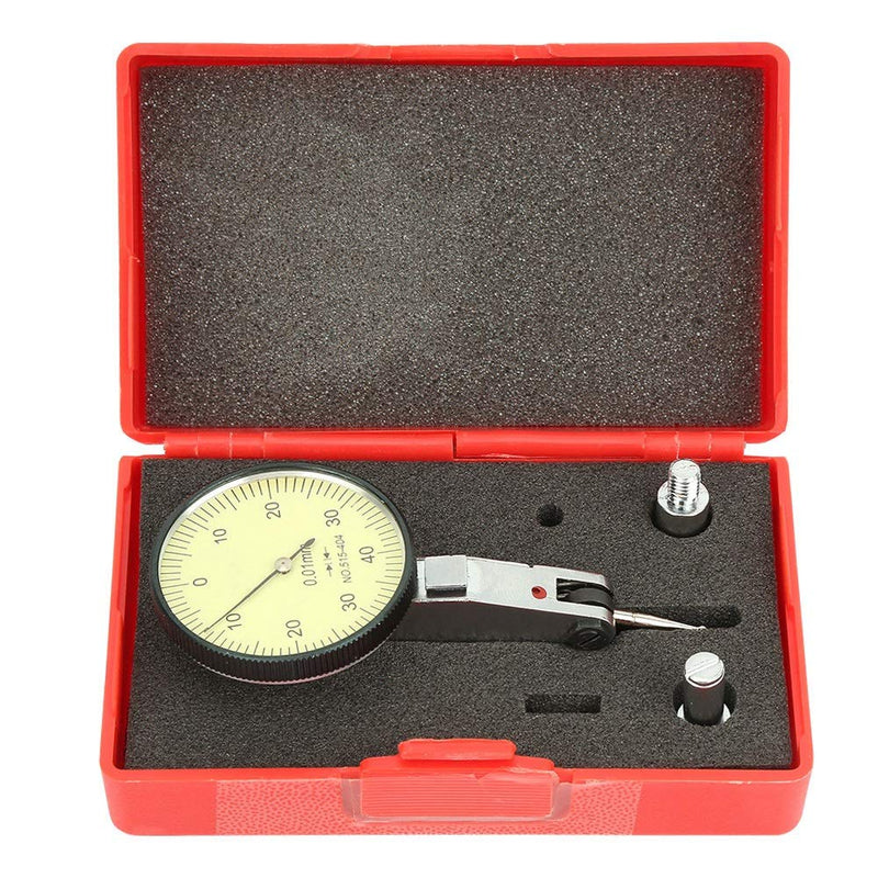 Dial Test Indicator, Lever Test Indicator Aluminum Dial Gauge Meter Tool for Precise Measurement