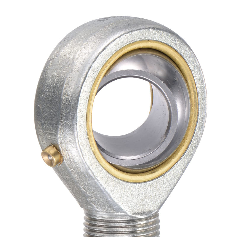 uxcell POS20 Spherical Rod End Bearing 20mm Bore Self-Lubricated Joint Bearing M20x1.5 Right Hand Male Thread Connector
