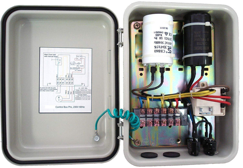 59-71 MFD (uF) Motor Start Capacitor Compatible for Franklin Control Box 2801054915, CRC 2824075015 1/2 and 3/4 HP Well Pump and Others