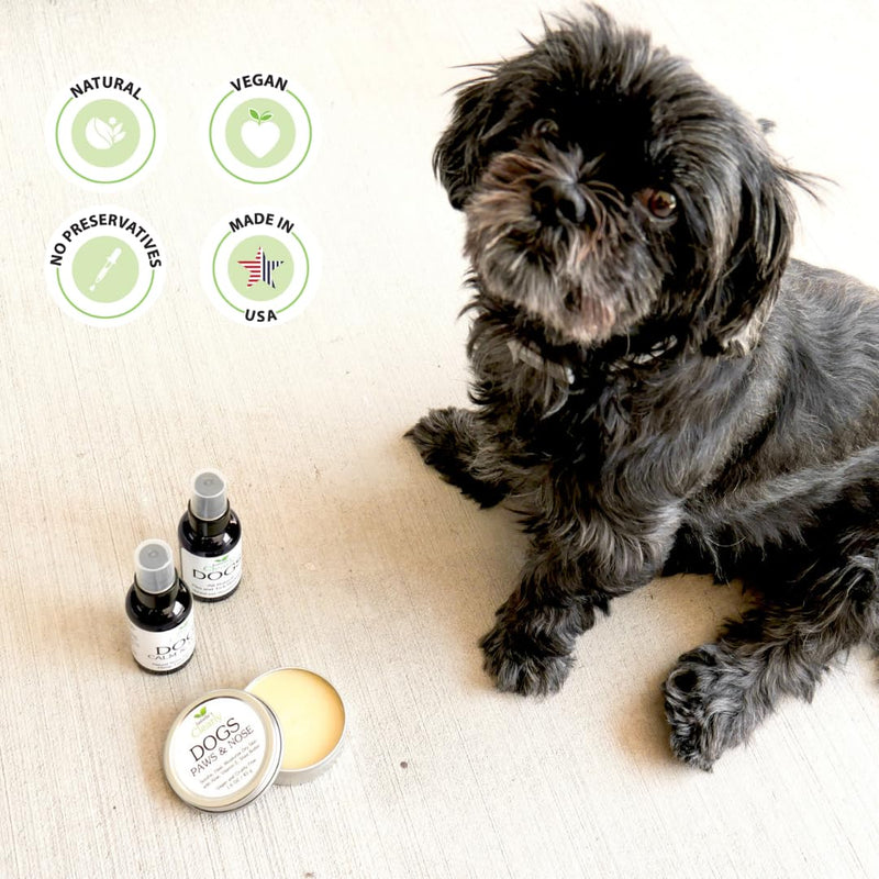 Natural CALM & HAPPY Oil for Dogs - Pet Safe Essential Oils with Lavender, Petitgrain and Neroli - Calming and Soothing for Stress, Anxiety, Hyperactivity | Natural Pet Product Made in USA