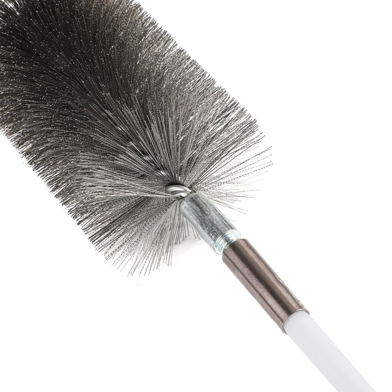 50 in Tent Wood Burning Stove Pipe Cleaning Brush Stainless Steel Bristles 2.5IN