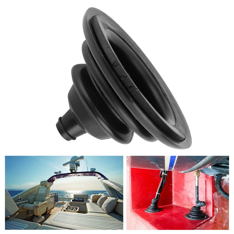 2Pcs Motor Well Boot, 2.76 inch Motor Well Rigging Cable Boot Marine Rigging Steering Shift Hole Cover Engine Protector Cover for Boat Yacht Ship Trunk 4in*2pcs