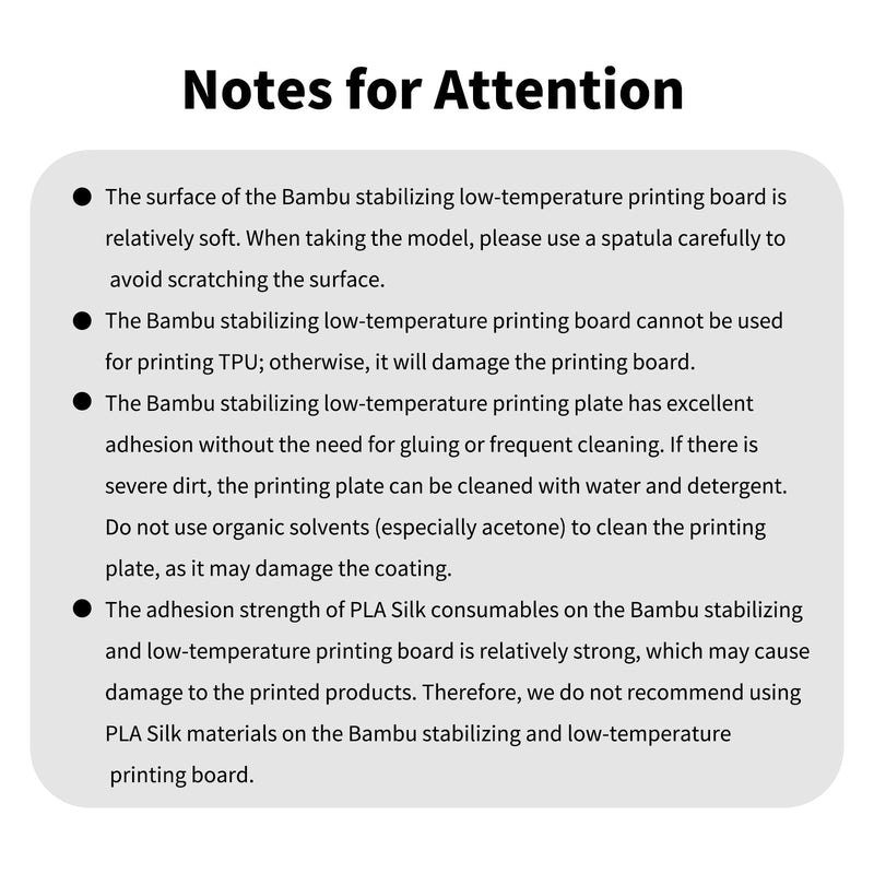 Bamboo Original Low Temperature Cold Printing Build Plate 257x257MM | Suitable for Bambulab X1/P1/A1 3D Printers, Spring Steel Plate, SuperTack Coating, Perfect for PLA and PETG Filament