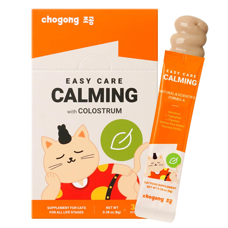 Cat Calming Supplement – Lickable for Stress & Anxiety Relief, Helps Promote Relaxation with L-Theanine, Tryptophan & Valerian Root – for Separation Anxiety & Travel, Tuna Flavor, 30 Tubes