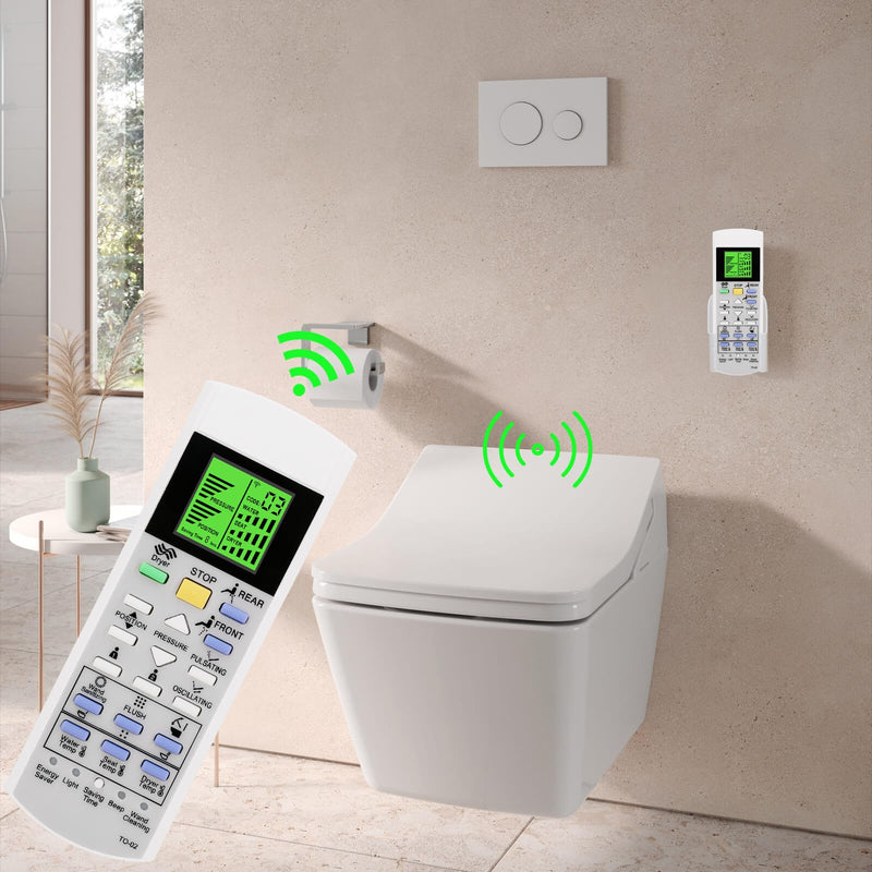 Replacement Remote Control for TOTO Washlet Bidet Toilet Seat 700H SN992M MS992CUMFG 992WA 992M SN8732M MS8732CUMFG MS902CUMFG MS903CUMFX MS989CUMFG MS8732CUMFG MS8551CUMFG