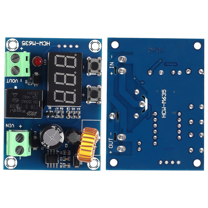3pcs XH-M609 DC Voltage Protection Module Low Voltage Disconnect Switch Cut Off Over-Discharge Protect for 12-36V Lithium