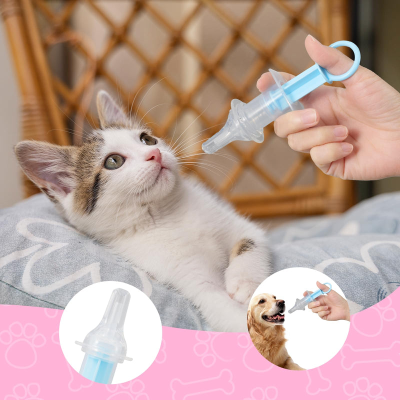 6Pcs Dog Cat Pill Shooter, Feline Pill Pockets Popper Tapeworm Treatment Dewormer Pusher for Cat Dog, Pet Piller Rush Poppers Pet Medicine Feeder for Animals, Gifts for Animals Lover Style 1