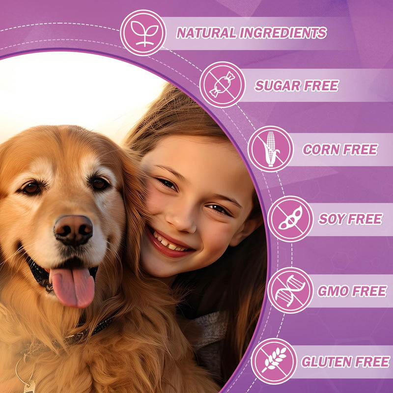 Omega 3 Fish Oil for Dogs Dog Skin and Coat Supplement Shiny Coats Dog Skin Allergy Relief for Dogs Itching Reduce Shedding EPA & DHA Fatty Acids Salmon Oil Supplement 200 Ct