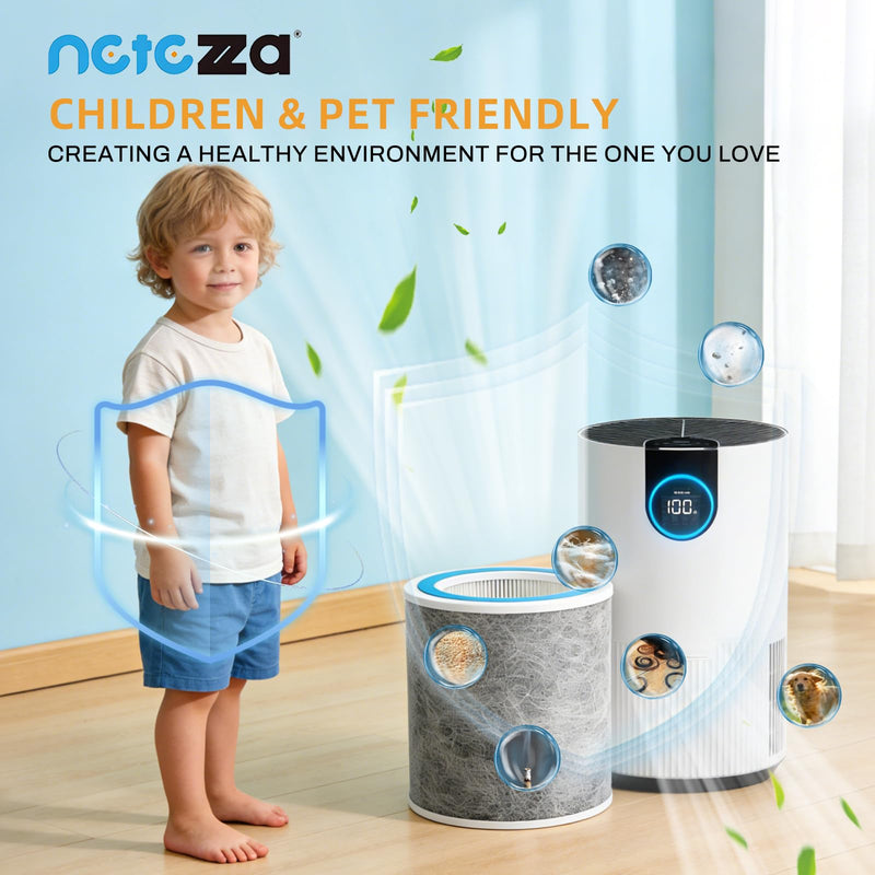 2 Pack HP102 Replacement Filters Fit for Shark Air Purifier HP100, HP102 HP102,2 Pack