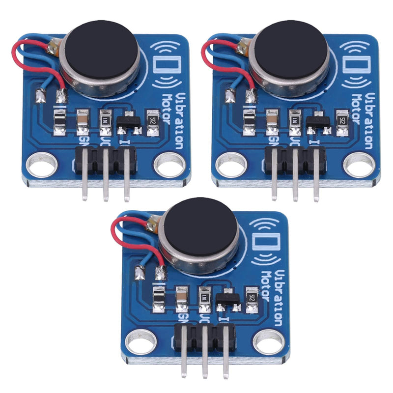 Vibration Module, 3pcs DC 3.0-5.3v Vibration Motor Module, for Make Vibration Sensing Interactive Products, Wearable Smart Device Vibration Reminders
