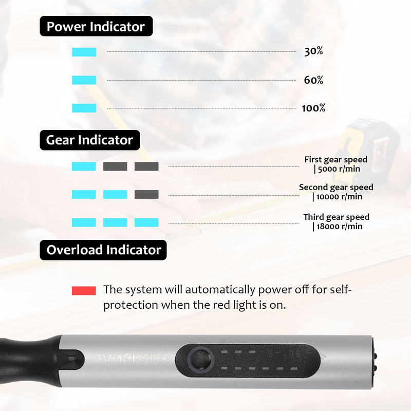 Electric Engraving Pen with 37 Bits, USB Rechargeable Cordless Etching Engraving Tool, Portable DIY Rotary Engraver for Jewelry Wood Glass Stone Carving (Silver) Silver