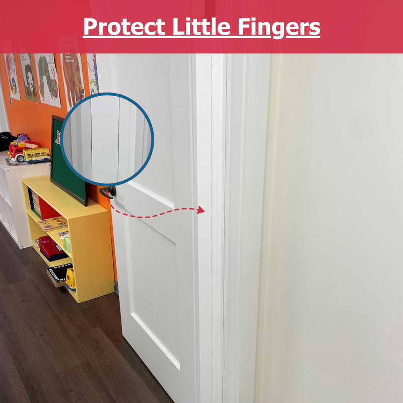 Cardinal Gates PinchNot 180 Degree Door Pinch Guard for Kids Safety-Door Hinge Protector for Babies-CSP30-Door Finger Pinch Shield for Front and Rear Side of Doors-Child Proof Jamb-Made in USA