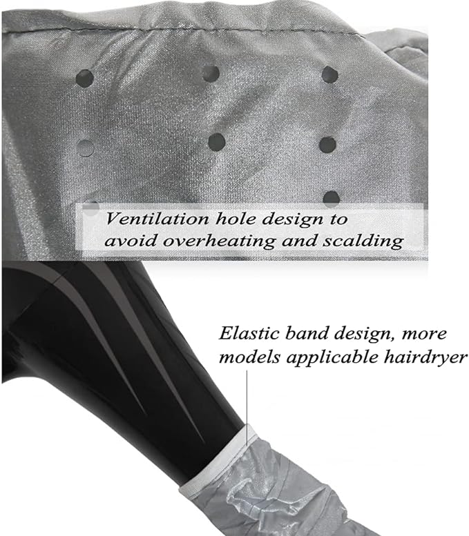 Hair Dryer Cap, Hair Dryer, Bonnet Hair Dryer, Hat, Hair Cap, Dryer, Warm Air Drying Cap, Hairdressing Hat, Hair Care, Comfortable Wear, Elastic Nozzle, Size Adjustable, Easy to Use, Home, Barber Shop - NewNest Australia