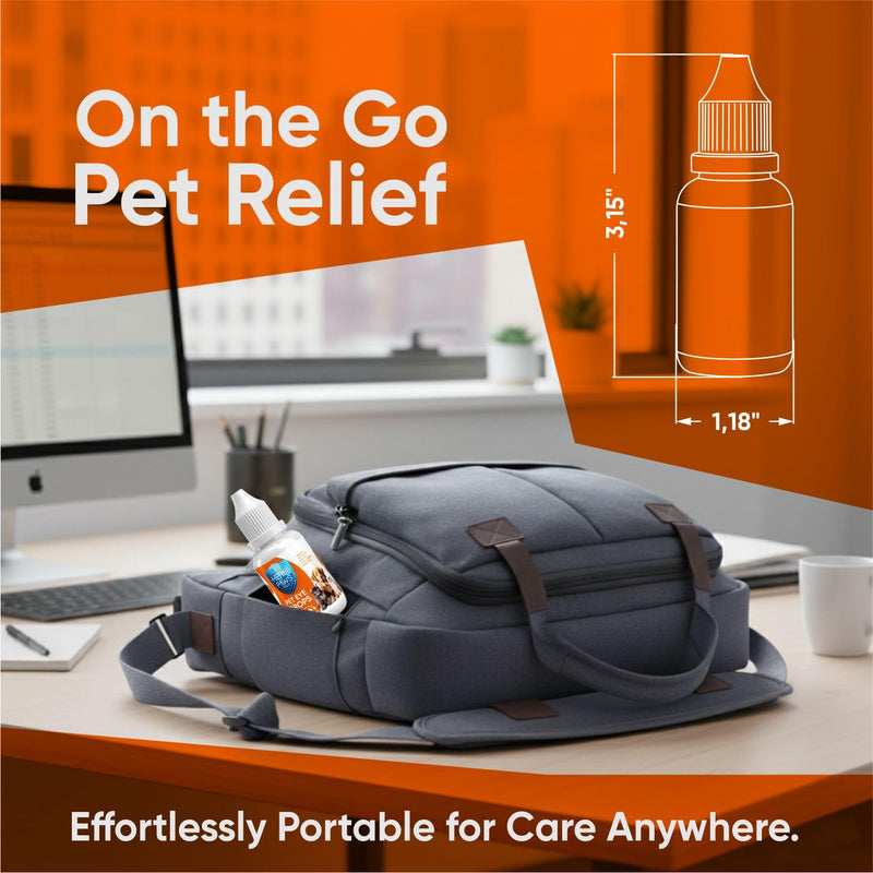 Dog Eye Drops – Vet Recommended Pet Eye Drops to Clean and Soothe Eye Infections, Allergies, Dry & Pink Eyes, Tear Stain Remover for Dogs, Cats, Horses & Birds (30 ml)