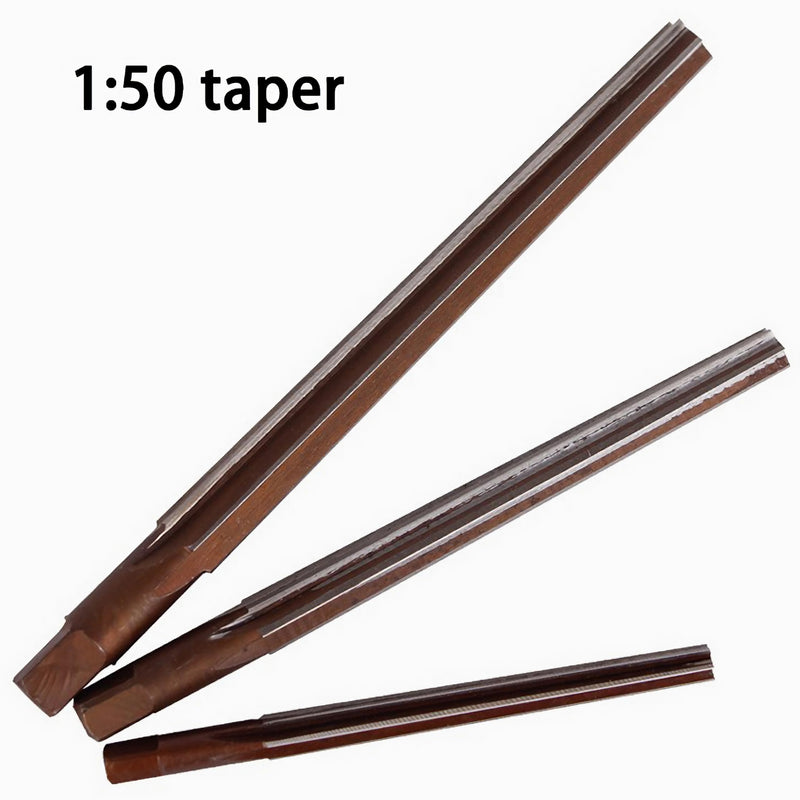 Generic 7PCS 3-12mm Taper Pin Hand Reamer Set, 1:50 Taper Alloy Steel High Precision Reamer, 3mm/4mm/5mm/6mm/8mm/10mm/12mm Sharp Manual Reamer CNC Tools