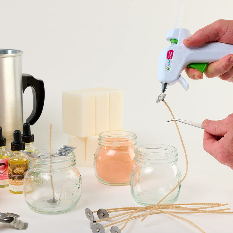 AdTech Basic Hot Glue Gun, White high temp only