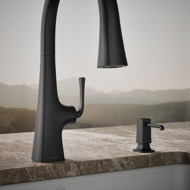 Kohler K-35760-BL - Kitchen Sink Accessories Faucet Accessories and Parts Graze Matte Black
