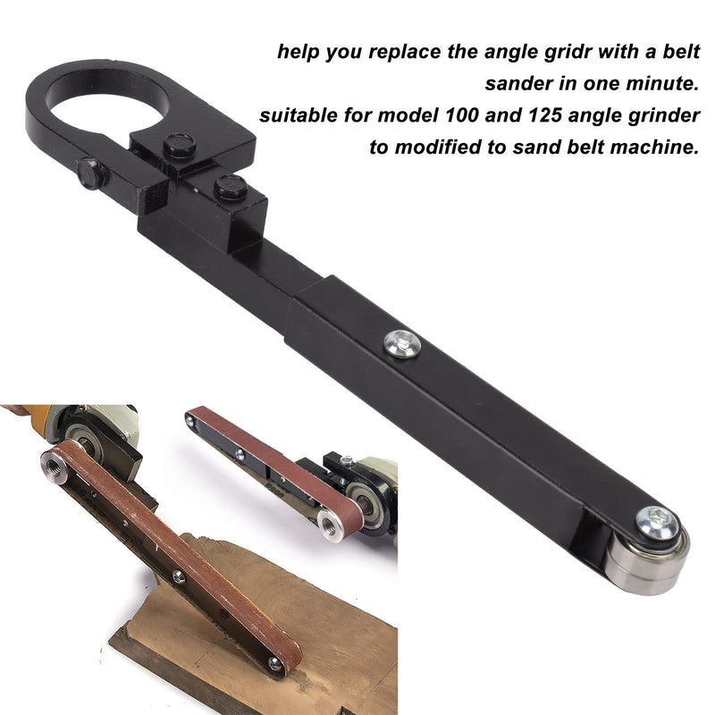 CHICIRIS Angle Grinder Conversion Tool, Grinder Tool Modified to Belt Sander Polisher Attachment for 100 125