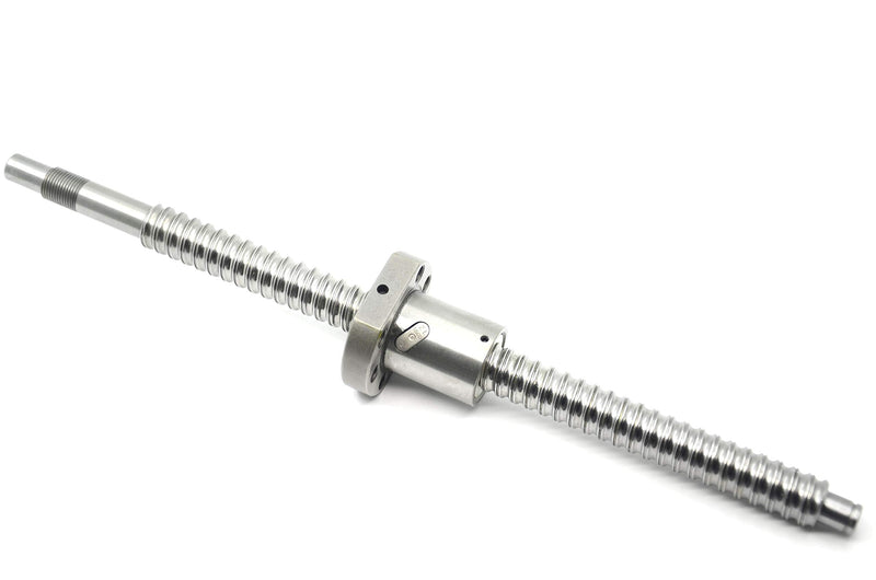 Ball Screw SFU1605 (Diameter 16mm Pitch 5mm) Length 300mm with Metal Ball Screw Nut for CNC Machine Parts(300mm)