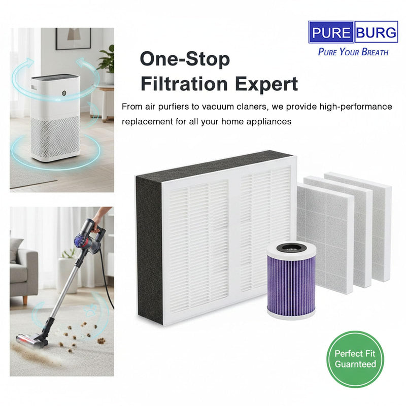 PUREBURG Replacement Filter Compatible with ‌Dreame Pet Air Purifier AP10