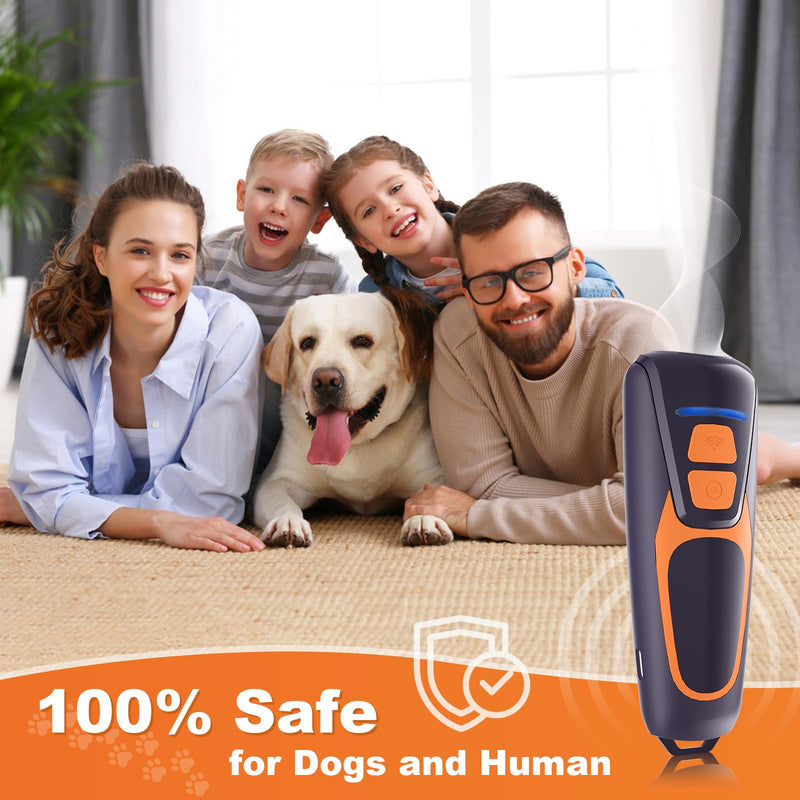 Dog Bark Deterrent Devices, Rechargeable Battery Ultrasonic Anti Barking Device for Dogs, Battery