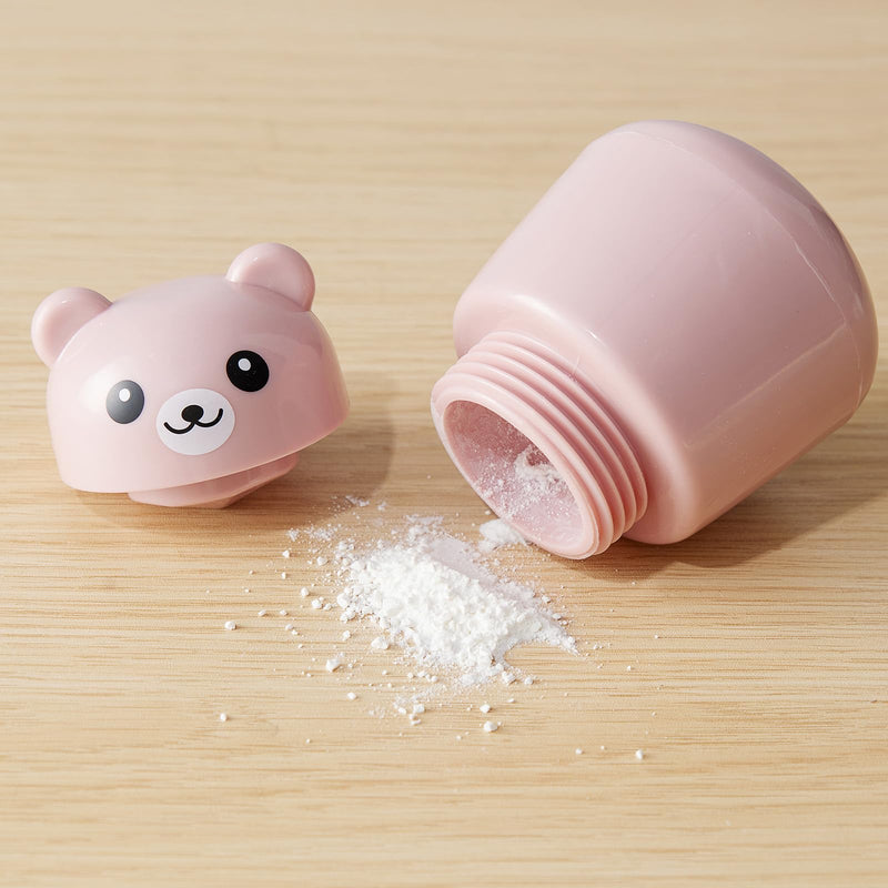 Bear Pill Crusher 2 Pcs Vitamins, Tablets Crusher and Grinder BPA-Free ABS, Easy to Grind & Clean, Leakproof Portable Crusher for Pets, Kids and Elders, Pink+Green