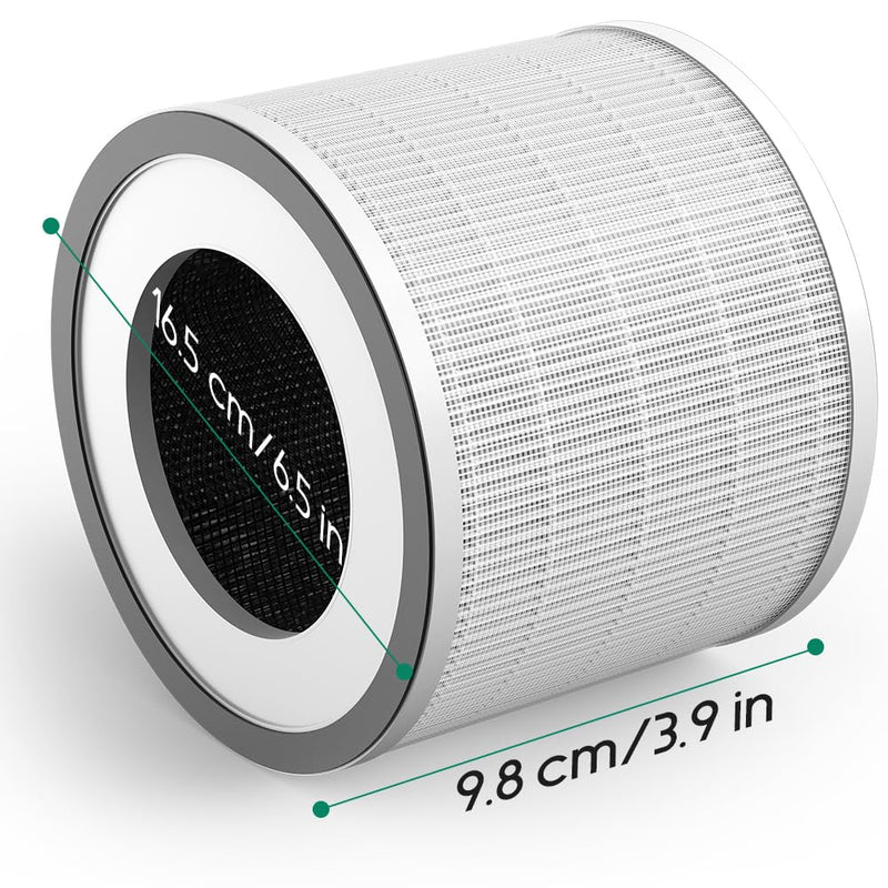 Afloia FILLO Replacement Filter, 2-Pack 6.69×6.69×8.07