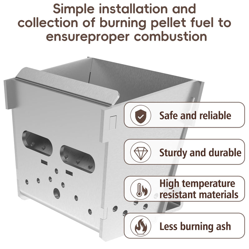 Burn Pot Replacement for PelPro PP130, PP60, PP70, PPC90 Pellet Stoves for PelPro Pellet Stove
